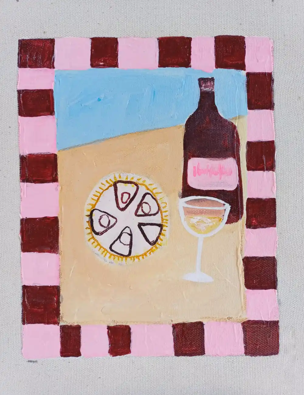 Chilling on the Bali beach